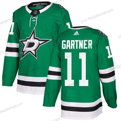 Adidas Muž Dallas Stars #11 Mike Gartner Zelená Domácí Autentické Sešitý NHL Dres