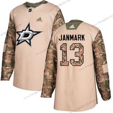 Adidas Muž Dallas Stars #13 Mattias Janmark Camo Autentické 2017 Veterans Day Sešitý NHL Dres