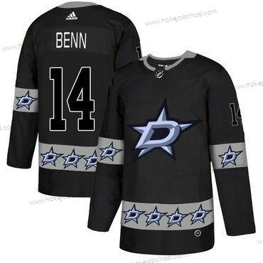 Adidas Muž Dallas Stars #14 Jamie Benn Černá Tým Logos Dres