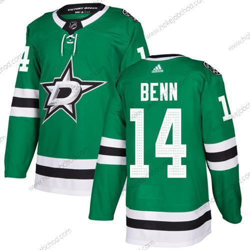 Adidas Muž Dallas Stars #14 Jamie Benn Zelená Domácí Autentické Sešitý NHL Dres