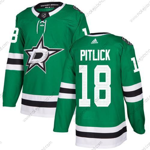 Adidas Muž Dallas Stars #18 Tyler Pitlick Zelená Domácí Autentické Sešitý NHL Dres