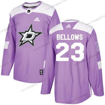 Adidas Muž Dallas Stars #23 Brian Bellows Nachový Autentické Bojuje proti rakovině Sešitý NHL Dres