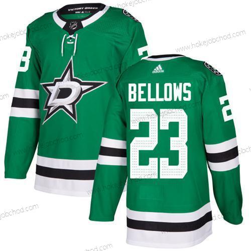 Adidas Muž Dallas Stars #23 Brian Bellows Zelená Domácí Autentické Sešitý NHL Dres