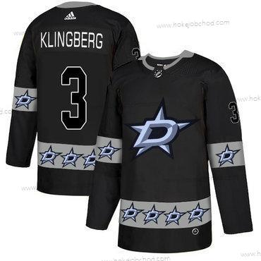 Adidas Muž Dallas Stars #3 John Klingberg Černá Tým Logos Dres