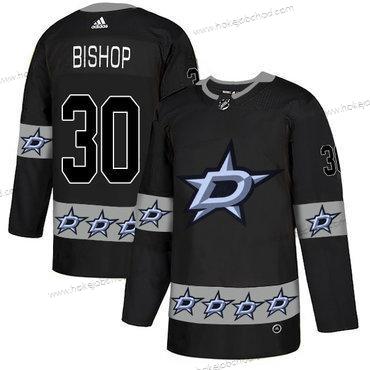 Adidas Muž Dallas Stars #30 Ben Bishop Černá Tým Logos Dres