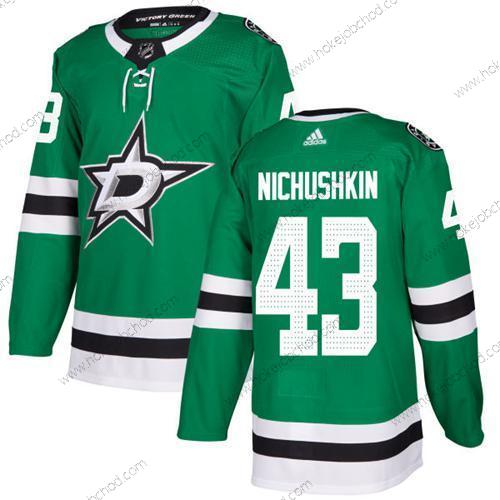 Adidas Muž Dallas Stars #43 Valeri Nichushkin Zelená Domácí Autentické Sešitý NHL Dres