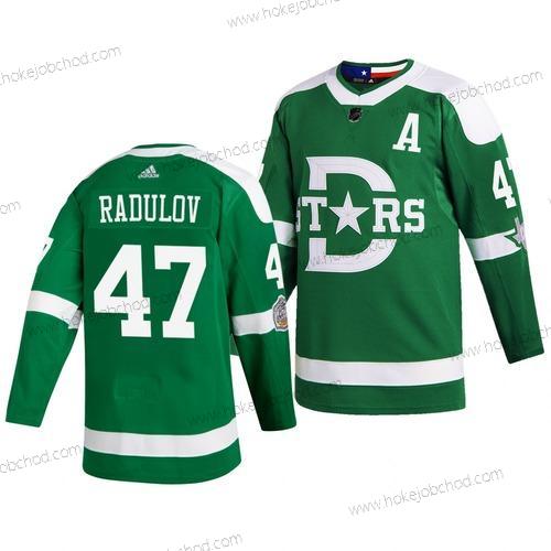 Adidas Muž Dallas Stars 47 Alexander Radulov Zelená 2020 Zimní Klasický Dres