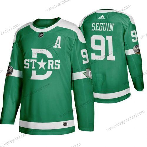 Adidas Muž Dallas Stars 91 Tyler Seguin Zelená 2020 Zimní Klasický Dres