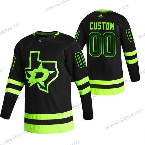 Adidas Muž Dallas Stars Přizpůsobené Černá 2020-21 Náhradní Autentické Hráč NHL Dres