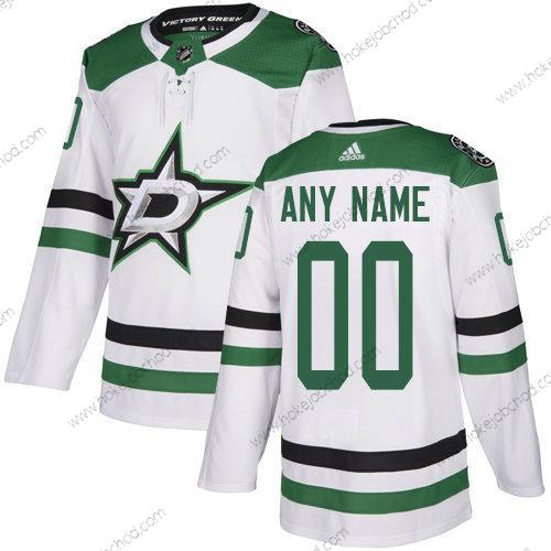 Adidas Muž Dallas Stars Přizpůsobené Venkovní NHL Autentické Bílý Dres