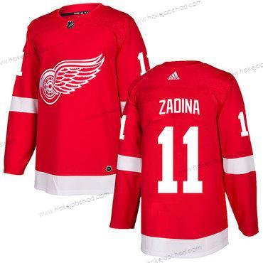 Adidas Muž Detroit Red Wings #11 Filip Zadina Červené Domácí Autentické NHL Dres