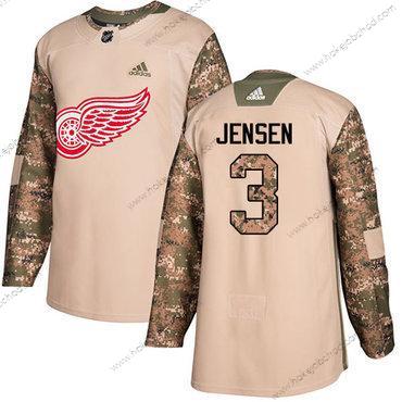 Adidas Muž Detroit Red Wings #3 Nick Jensen Camo Autentické 2017 Veterans Day Sešitý NHL Dres