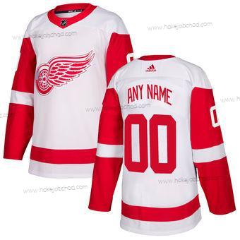 Adidas Muž Detroit Red Wings Přizpůsobené Bílý Autentické Dres