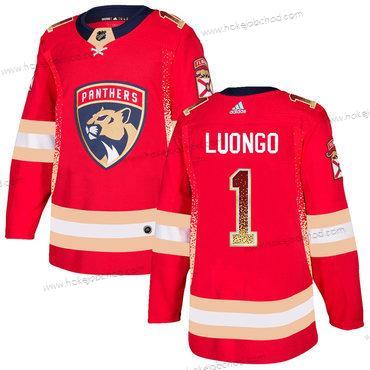 Adidas Muž Florida Panthers #1 Roberto Luongo Červené Dres