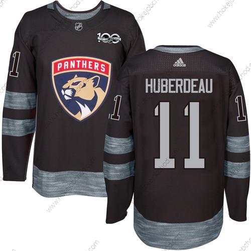 Adidas Muž Florida Panthers #11 Jonathan Huberdeau Černá 1917-2017 100th Výročí Sešitý NHL Dres