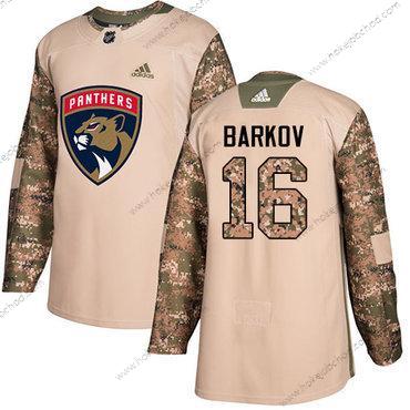 Adidas Muž Florida Panthers #16 Aleksander Barkov Camo Autentické 2017 Veterans Day Sešitý NHL Dres