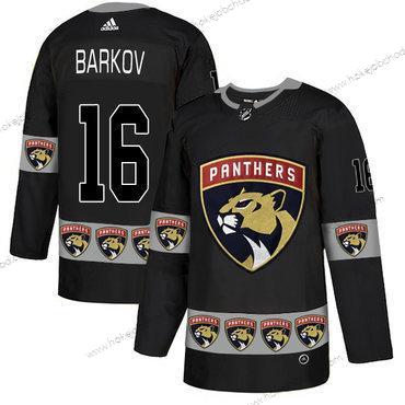 Adidas Muž Florida Panthers #16 Aleksander Barkov Černá Tým Logos Dres