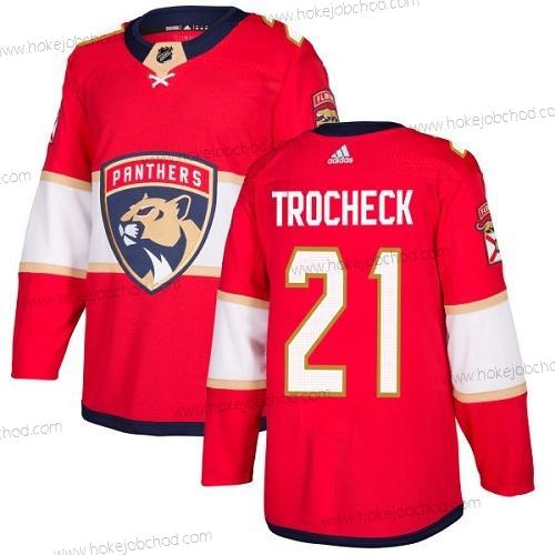 Adidas Muž Florida Panthers #21 Vincent Trocheck Červené Domácí Autentické Sešitý NHL Dres