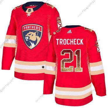 Adidas Muž Florida Panthers #21 Vincent Trocheck Červené Dres