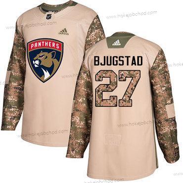 Adidas Muž Florida Panthers #27 Nick Bjugstad Camo Autentické 2017 Veterans Day Sešitý NHL Dres