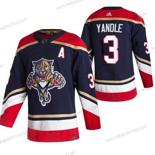 Adidas Muž Florida Panthers #3 Keith Yandle Černá 2020-21 Obrácený Retro Náhradní NHL Dres