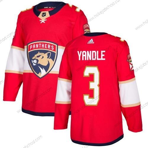 Adidas Muž Florida Panthers #3 Keith Yandle Červené Domácí Autentické Sešitý NHL Dres