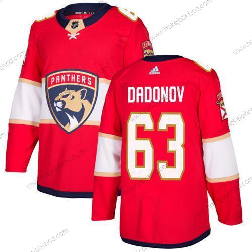 Adidas Muž Florida Panthers #63 Evgenii Dadonov Červené Domácí Autentické Sešitý NHL Dres