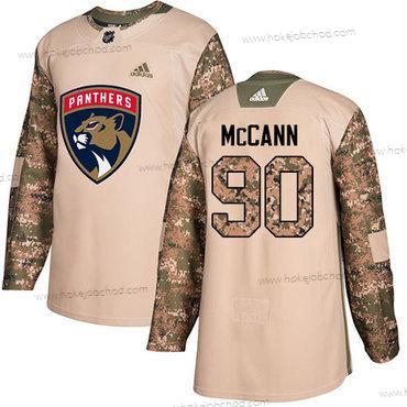 Adidas Muž Florida Panthers #90 Jared Mccann Camo Autentické 2017 Veterans Day Sešitý NHL Dres