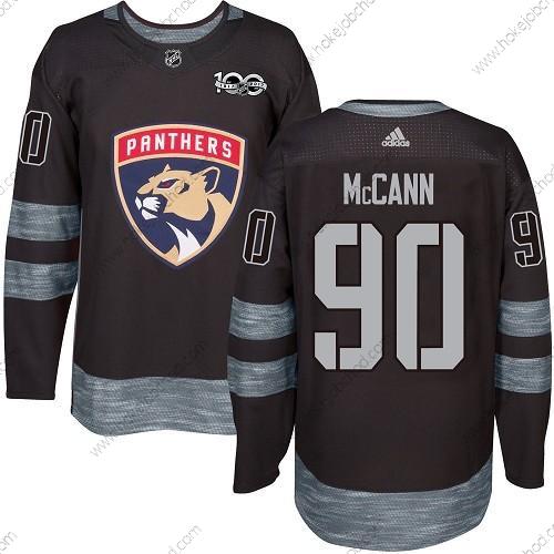 Adidas Muž Florida Panthers #90 Jared Mccann Černá 1917-2017 100th Výročí Sešitý NHL Dres