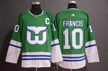 Adidas Muž Hartford Whalers #10 Ron Francis Zelená Dres