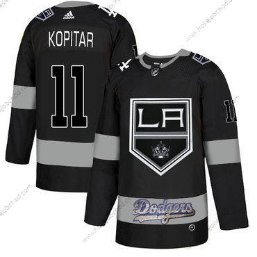 Adidas Muž La Los Angeles Kings With Dodgers 11 Anze Kopitar Černá Dres