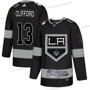 Adidas Muž La Los Angeles Kings With Dodgers 13 Kyle Clifford Černá Dres