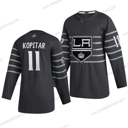 Adidas Muž Los Angeles Kings #11 Anze Kopitar Šedá 2020 NHL All-Star Game Dres