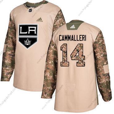 Adidas Muž Los Angeles Kings #14 Mike Cammalleri Camo Autentické 2017 Veterans Day Sešitý NHL Dres