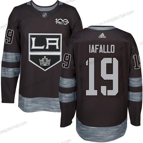 Adidas Muž Los Angeles Kings #19 Alex Iafallo Černá 1917-2017 100th Výročí Sešitý NHL Dres