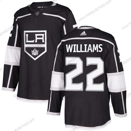 Adidas Muž Los Angeles Kings #22 Tiger Williams Černá Domácí Autentické Sešitý NHL Dres