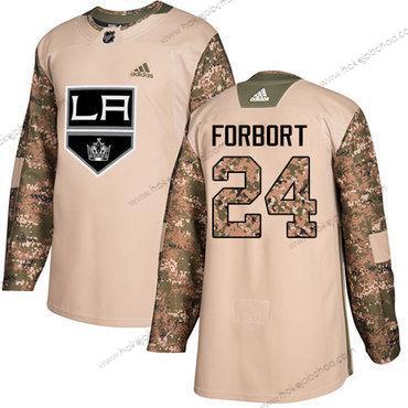 Adidas Muž Los Angeles Kings #24 Derek Forbort Camo Autentické 2017 Veterans Day Sešitý NHL Dres