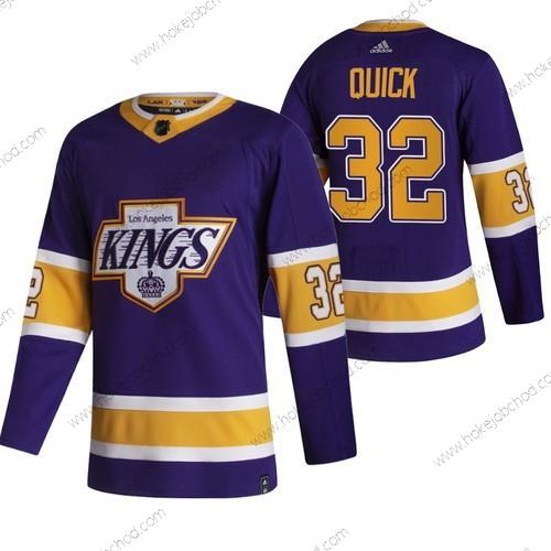 Adidas Muž Los Angeles Kings #32 Jonathan Quick Černá 2020-21 Obrácený Retro Náhradní NHL Dres