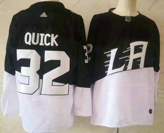 Adidas Muž Los Angeles Kings #32 Jonathan Quick Černá 2020 Stadium Series Sešitý NHL Dres