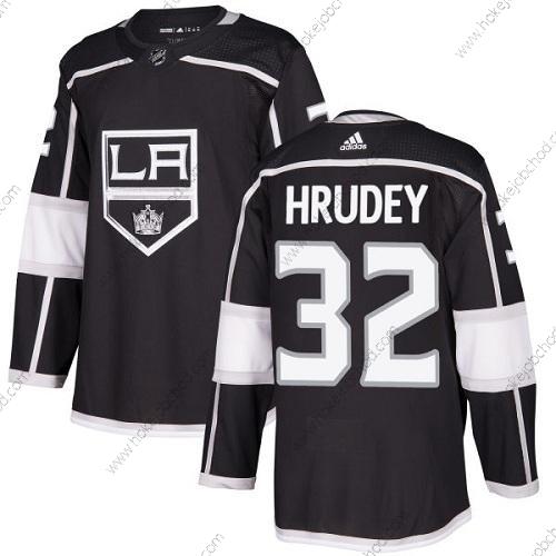 Adidas Muž Los Angeles Kings #32 Kelly Hrudey Černá Domácí Autentické Sešitý NHL Dres