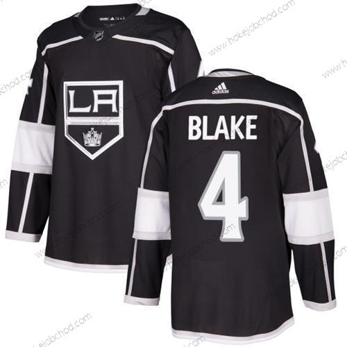 Adidas Muž Los Angeles Kings #4 Rob Blake Černá Domácí Autentické Sešitý NHL Dres