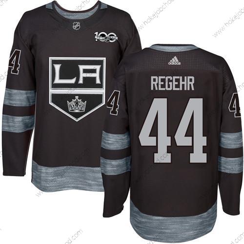 Adidas Muž Los Angeles Kings #44 Robyn Regehr Černá 1917-2017 100th Výročí Sešitý NHL Dres