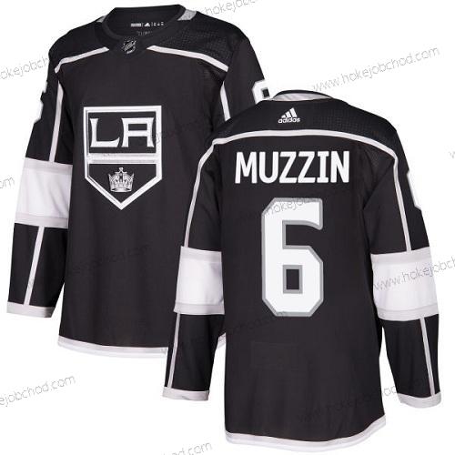 Adidas Muž Los Angeles Kings #6 Jake Muzzin Černá Domácí Autentické Sešitý NHL Dres