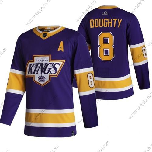 Adidas Muž Los Angeles Kings #8 Drew Doughty Černá 2020-21 Obrácený Retro Náhradní NHL Dres