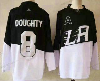 Adidas Muž Los Angeles Kings #8 Drew Doughty Černá 2020 Stadium Series Sešitý NHL Dres