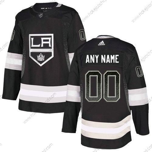 Adidas Muž Los Angeles Kings Přizpůsobené Černá Tým Logos Dres