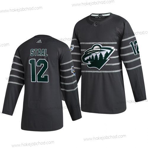 Adidas Muž Minnesota Wild #12 Eric Staal Šedá 2020 NHL All-Star Game Dres