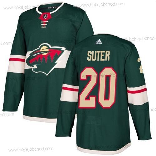 Adidas Muž Minnesota Wild #20 Ryan Suter Zelená Domácí Autentické Sešitý NHL Dres