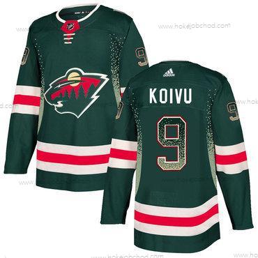 Adidas Muž Minnesota Wild #9 Mikko Koivu Zelená Dres