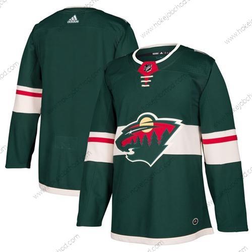 Adidas Muž Minnesota Wild Prázdný Zelená Domácí Autentické Sešitý NHL Dres